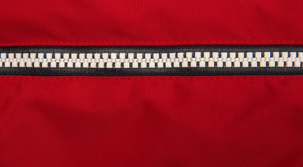 Image showing Close up zipper