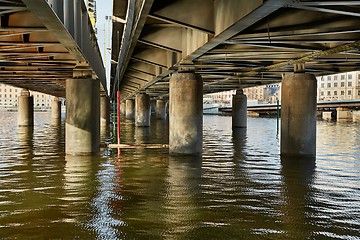 Image showing Under the bridge