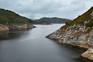 Image showing Gordon Dam, Tasmania