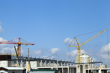 Image showing construction of a shopping center