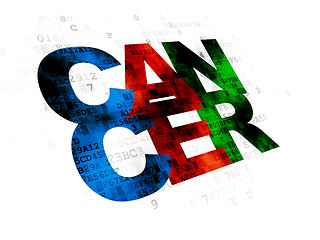 Image showing Medicine concept: Cancer on Digital background