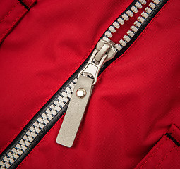 Image showing Close up zipper