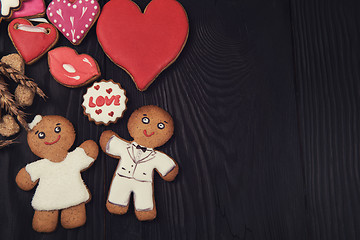 Image showing Gingerbreads for Valentines Day