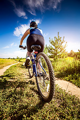 Image showing Women on bike