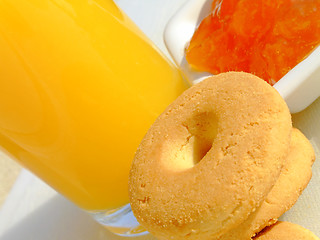 Image showing Continental breakfast