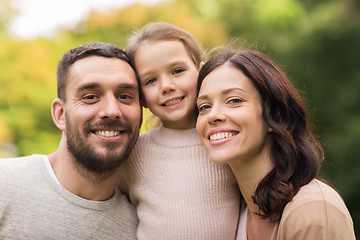 Image showing happy family in summer park