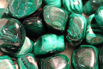 Image showing green malachite minerals 