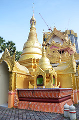 Image showing Popular Burmese Temple in Penang, Malaysia