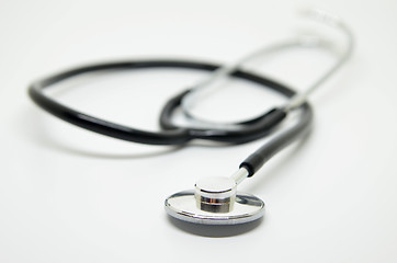 Image showing Medical stethoscope isolated