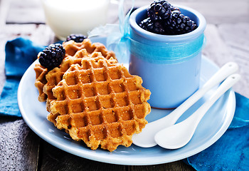 Image showing waffles