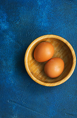 Image showing raw eggs