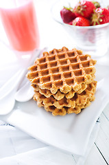 Image showing waffles