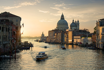 Image showing Calm sunset in Venice