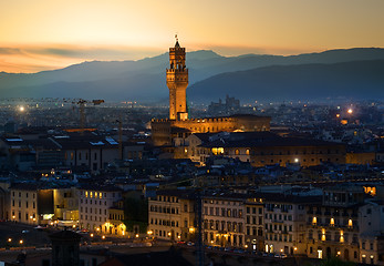 Image showing Early morning in Florence