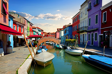 Image showing Bright colorful houses