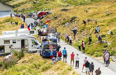 Image showing The Cyclist Alexandre Geniez -Tour de France 2015