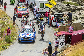 Image showing The Cyclist Alexandre Geniez -Tour de France 2015