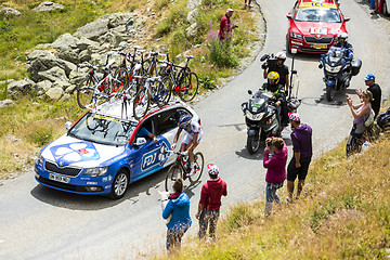 Image showing The Cyclist Alexandre Geniez -Tour de France 2015