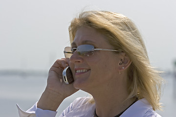 Image showing Girl on Cellphone