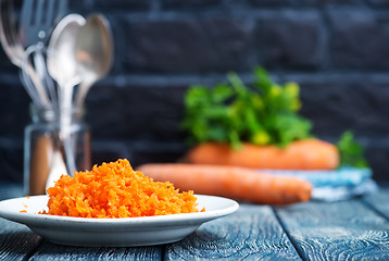 Image showing carrot on plate