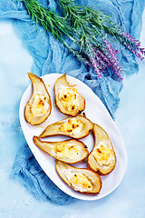 Image showing baked pears