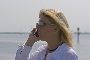 Image showing Girl on Cellphone