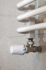 Image showing temperature regulator for towel rail