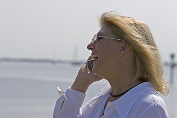 Image showing Girl on Cellphone