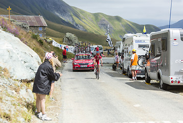 Image showing The Cyclist Nicolas Edet -Tour de France 2015