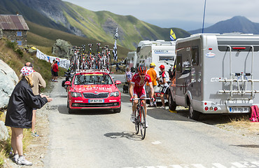 Image showing The Cyclist Nicolas Edet -Tour de France 2015