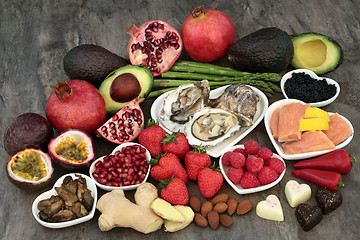 Image showing Aphrodisiac Love Food