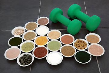 Image showing Body Building Powders and Vitamin Supplements