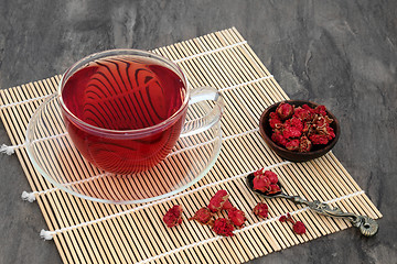 Image showing Pomegranate Herb Flower Tea