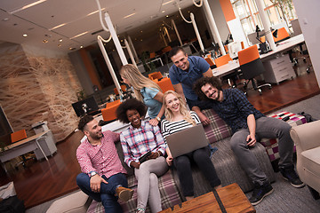 Image showing Multiethnic startup business team on meeting