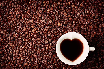 Image showing coffee with love