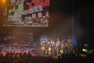 Image showing Dnipropetrovsk, Ukraine - October 31, 2012: Scorpions rock band