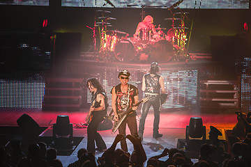 Image showing Dnipropetrovsk, Ukraine - October 31, 2012: Scorpions rock band