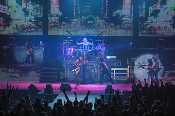 Image showing Dnipropetrovsk, Ukraine - October 31, 2012: Scorpions rock band