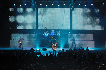 Image showing Dnipropetrovsk, Ukraine - October 31, 2012: Scorpions rock band