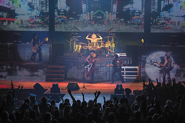 Image showing Dnipropetrovsk, Ukraine - October 31, 2012: Scorpions rock band