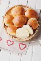 Image showing homemade hamburger buns