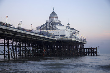 Image showing English seaside pier