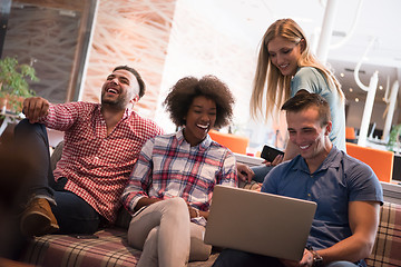 Image showing Multiethnic startup business team on meeting