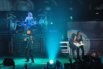 Image showing Dnipropetrovsk, Ukraine - October 31, 2012: Scorpions rock band