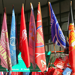 Image showing Football Flags