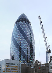 Image showing Skyscraper and Construction