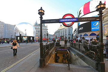 Image showing Piccadilly Circus Station