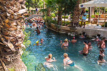 Image showing People in Cleopatra pool