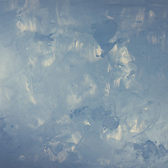 Image showing blue concrete background