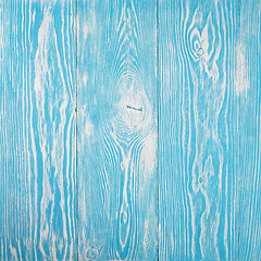 Image showing blue wooden background